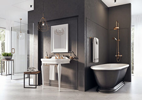 Webert Karenina Lavabo Bataryasi Altın-Swarovsky Taşli Si̇fon Kumandali