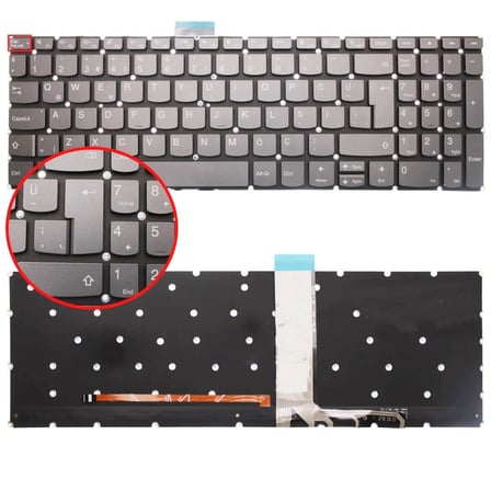 Lenovo Ideapad 3-17ıtl6 Klavye Aydınlatmalı Işıklı Tuştakımı