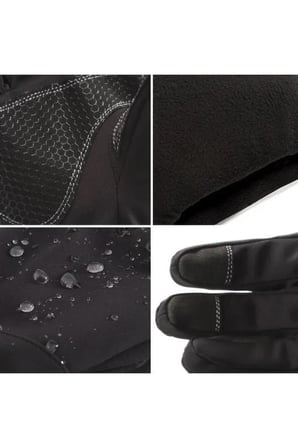 Delux Serisi Single Sword Softshell Dokunmatik Eldiven Doğa Sporu Fonksiyonel Eşya Sürüş Gereci
