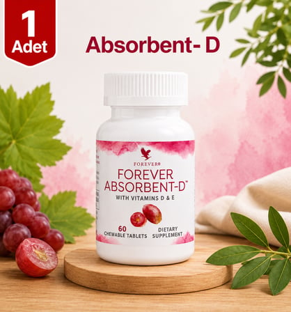 Forever Absorbent D ve E Vitamini İçeren Takviye Edici Gıda 60 Tablet