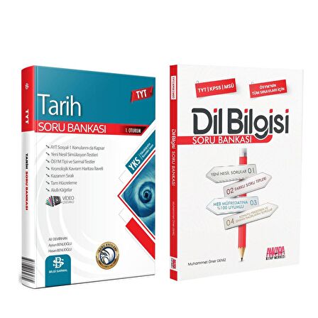 Bilgi Sarmal TYT Tarih ve Dil Bilgisi Soru Bankası Seti 2 Kitap