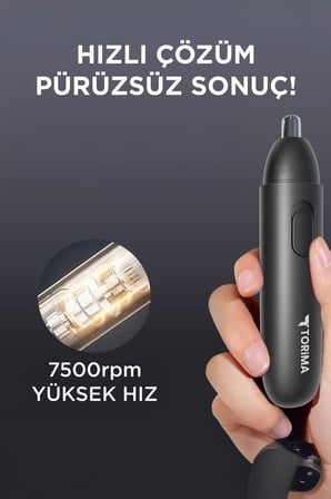 Özel Üretim Burun Kılı Kesme Makinesi GT-2220A Siyah Taşınabilir Tarz Alet Günlük Bakım