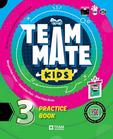 3.Sınıf Team Mate Practice Book + Vocabulary Book + Test Book Set + Combo (Smılıng Practice hediyeli)