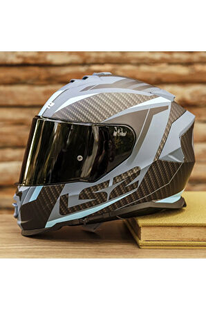 Storm 2 Racer Mat Mavi Kask