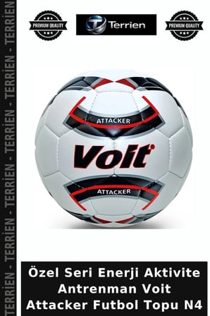 Özel Seri Enerji Aktivite Antrenman Voit Attacker Futbol Topu N4