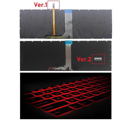 MSI GL75 Leopard 10SDR Klavye V2 Işıklı (RGB) Kırmızı Tuş