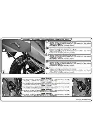 Plxr364 Yamaha Xj6 Dıversıon (09-15) Yan Çanta Taşıyıcı