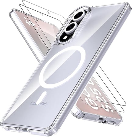 Mobil Aksesuar Cep Telefonu Cihaz Örtüsü Samsung S25 Edge MagSafe Özellikli Şeffaf IQ Silikon Kılıf