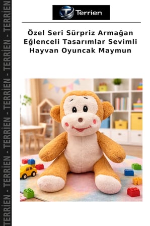 Özel Seri Sürpriz Armağan Eğlenceli Tasarımlar Sevimli Hayvan Oyuncak Maymun