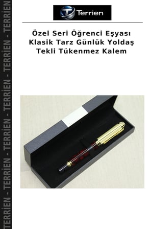 Özel Seri Öğrenci Eşyası Klasik Tarz Günlük Yoldaş Tekli Tükenmez Kalem