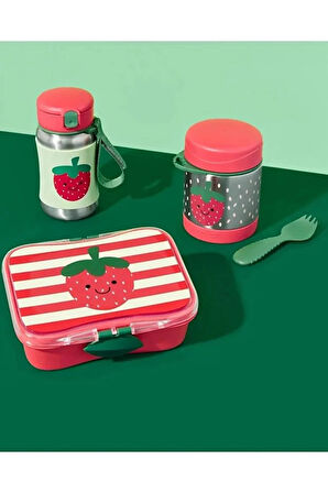 Skip Hop Zoo Paslanmaz Çelik Termos 325 Ml Çilek