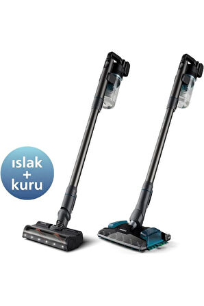 8000 Serisi Aqua Plus Xc8053/01 Şarjlı Dikey Süpürge Ve Xv1700/01 4'lü Mikrofiber Ped Hediye