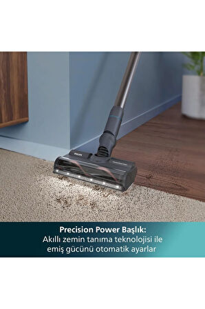 8000 Serisi Aqua Plus Xc8053/01 Şarjlı Dikey Süpürge Ve Xv1700/01 4'lü Mikrofiber Ped Hediye