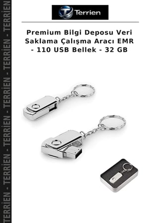 Premium Bilgi Deposu Veri Saklama Çalışma Aracı EMR - 110 USB Bellek - 32 GB