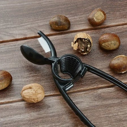 Delux Serisi 2'si 1 Arada Kestane Çizici ve Ceviz Kıracağı Sofra Sunum Ergonomik Tutma Gıda Aracı
