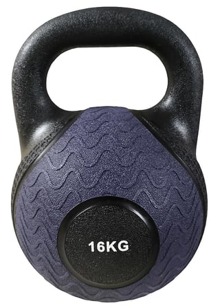 Premium Spor Salonu Çalışma KETTLE-300-16 kg Kauçuk Kettle Dambıl 16 kg