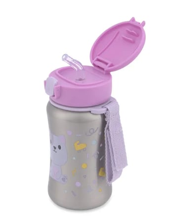 Skip Hop Besties Squad Paslanmaz Çelik Pipetli Suluk Kedi