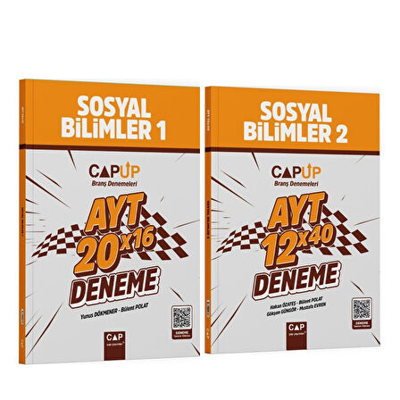 Çap Yayınları AYT Sosyal Bilimler 1 ve 2 Deneme Seti 2 Kitap