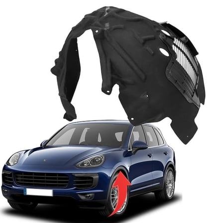 Porsche Cayenne 2018>>Sol Ön Çamurluk Davlumbazı 9Y0810971D