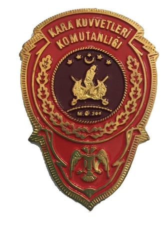 Premium Görev Rozeti Taktiksel Arma Askeri Nisan Single Sword Kara Kuvvetleri Metal Cüzdan Arması