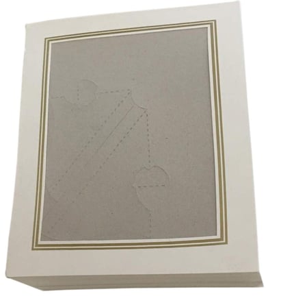 Premium Hediyelik Sunum Duvar Karton Çerçeve 15x21 100'lü Paket Beyaz