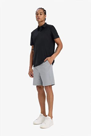 DeFactoFit Slim Fit Dar Kesim Sporcu Dokuma Şort D9249AX25SPGR67