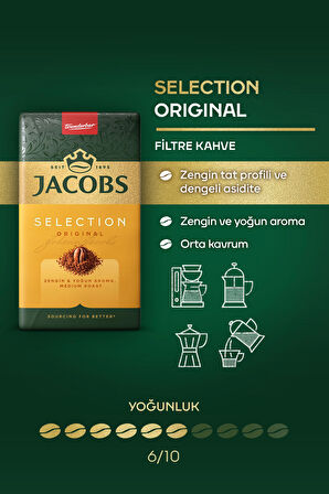 Jacobs Selection Filtre Kahve 250 gr 4 Al 3 Öde