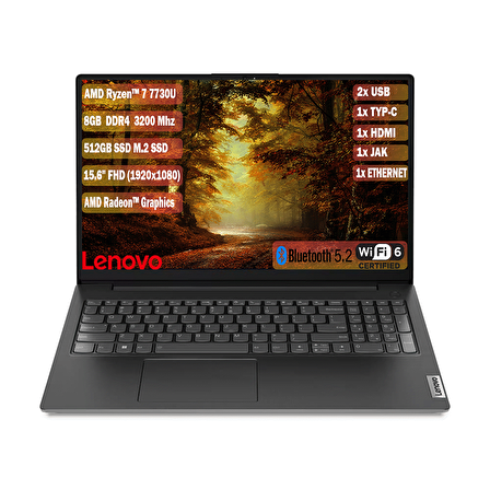 Lenovo V15 G4  82YY0012TR Ryzen 7 7730U 8GB 512GB SSD 15.6 FHD FreeDOS