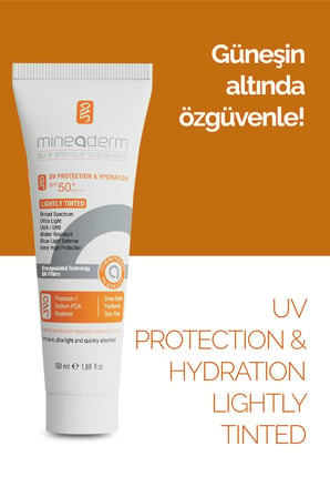 Mineaderm Protection Lightly Tinted SPF 50+ Renkli Uv Koruma ve Nemlendirici Güneş Kremi 50 ML