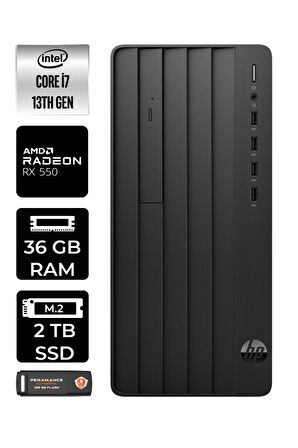 HP PRO TOWER 290 G9 i7 13700 36GB RAM 2TB SSD RX550/4GB 8T2X1ES MASAÜSTÜ PC & PER4 BELLEK