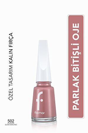 Flormar Klasik Parlak Bitişli Yüksek Pigmentli Oje -nail Enamel- 502 Slow Dancıng New- 8682536036344