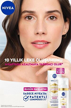 Nivea Luminous630 Leke Karşıtı Serum 30ml Ve Luminous630 Koyu Halka Karşıtı Göz Kremi 15ml, Eşit Cilt Tonu