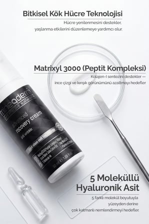 Mineaderm Advanced Recovery Yaşlanma Karşıtı Hyalüronik Asit 30 Yaş + Gece-Gündüz Yüz Kremi 50 ml 
