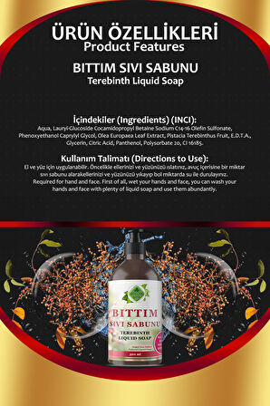 Bıttım Sıvı Sabun (BITTIM LİQUİD SOAP) 500 Ml.