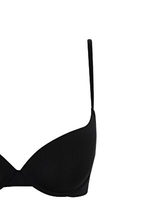 DeFacto Push Up Micro Dolgulu Yarım Dolgulu Tişört Bra-Fall in Love Z3350AZ25SPBK81