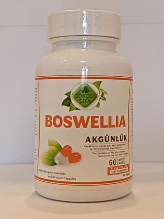 Gökçek Şifa Akgünlük (Boswellia) Kapsül