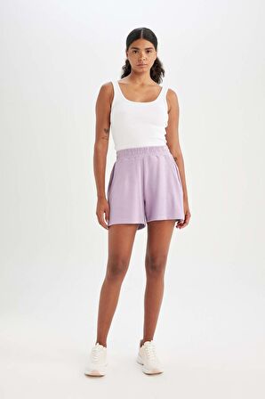 DeFactoFit Standart Fit Sporcu Kısa Paça Modal Şort D1278AX24HSPR500