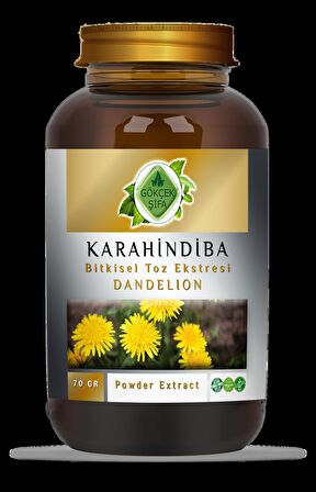 Karahindiba Toz Ekstresi 70 Gr. Cam Kavanoz