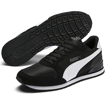 Puma Siyah Erkek Lifestyle Ayakkabı 36681105ST Runner v2 Mesh