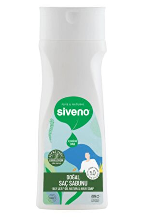Siveno %100 Doğal Saç Sabunu Defne Yağlı Bal Avokado 9 Değerli Bitki Erkekler İçin Bitkisel Şampuan 300 ml