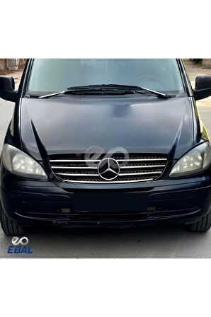 Mercedes Vito W639 Krom Ön Panjur 7 prç. 2004-2010 P. Çelik