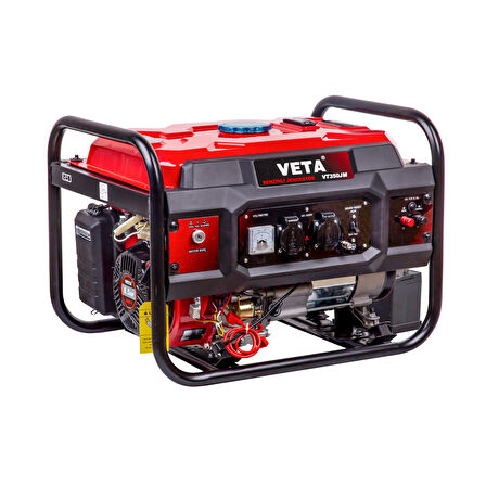 Veta VT350JM5 Eur5 Jeneratör 3,5 kVa Marşlı Benzinli Monofaze