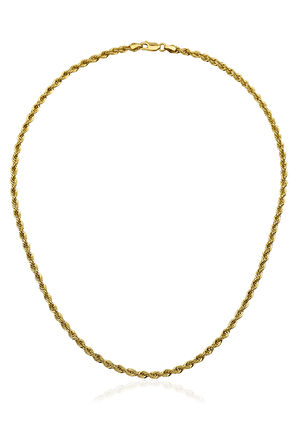 14 Ayar Altın Burgu Zincir 3.80 mm