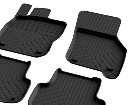 Audi A3 Ferrous 4D Havuzlu Kauçuk Paspas 2020 ve Üstü