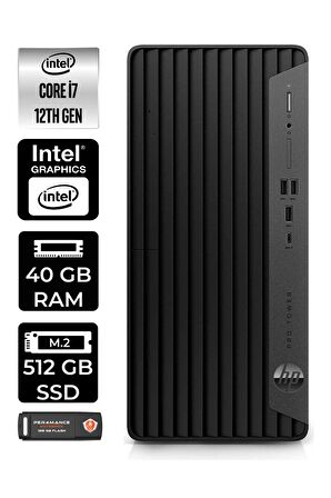 HP PRO TOWER 400 G9 i7 12700 40GB RAM 512GB SSD W11HOME 6U3M9EA MASAÜSTÜ PC & PER4 BELLEK