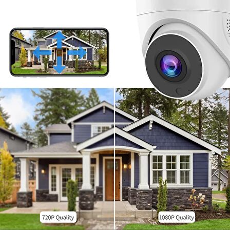 5 MP Sony Lensli Gece Görüşlü 6 Smart Led 1080P FullHD Dome İç Mekan Güvenlik Kamerası D206SL