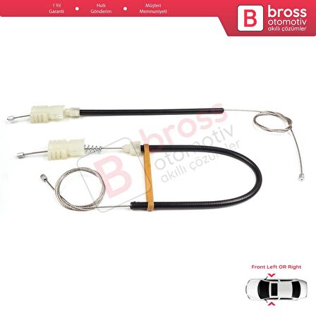 Nissan Pathfinder MK3 R51 2004-2015 80701-4X01C İçin Elektrikli Ön Cam Kriko Tamir Seti