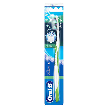 Oral-B Diş Fırçası 3 Boyutlu Beyazlık Brilliance 40 Orta