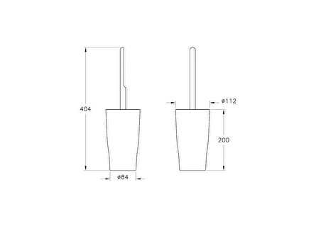 VitrA Eternity A4432257 Tuvalet Fırçalığı, Beyaz