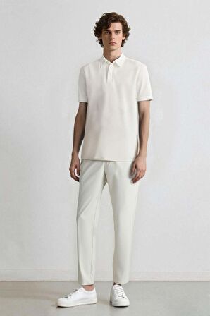 DeFactoFit Slim Fit Dar Kesim Standart Paça Esnek Multifonksiyonel Dokuma Sporcu Pantolon E3333AX25SPGR493
